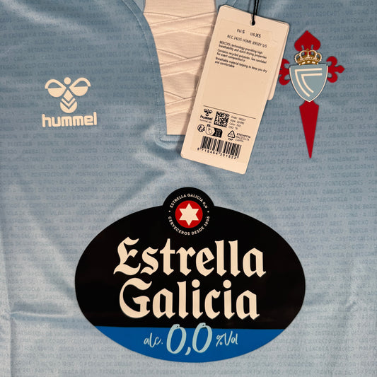 RC Celta Vigo 2024/2025 Home Football Shirt Small BNWT