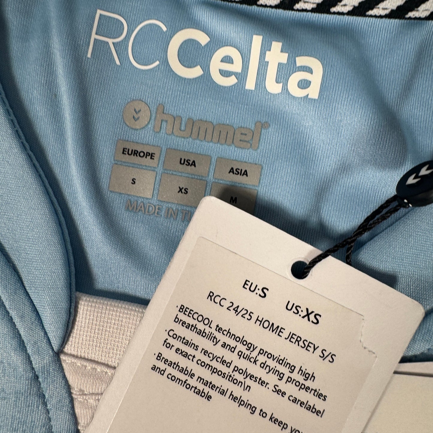 RC Celta Vigo 2024/2025 Home Football Shirt Small BNWT