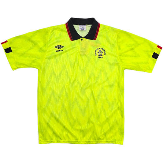 1989/91 Sheffield United Away Football Shirt (S) Umbro