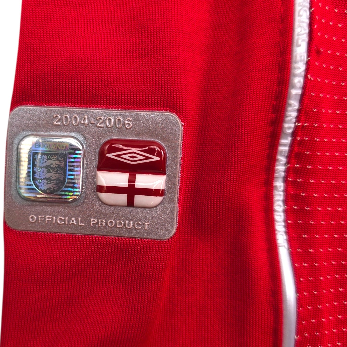 2004/06 England Away Football Shirt (L) Umbro #7 Beckham