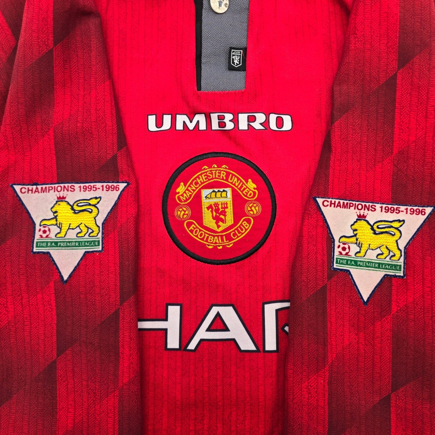 1996/98 Manchester United Home Football Shirt (M) Umbro #7 Cantona