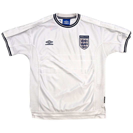 1999/01 England Home Football Shirt (M) Umbro