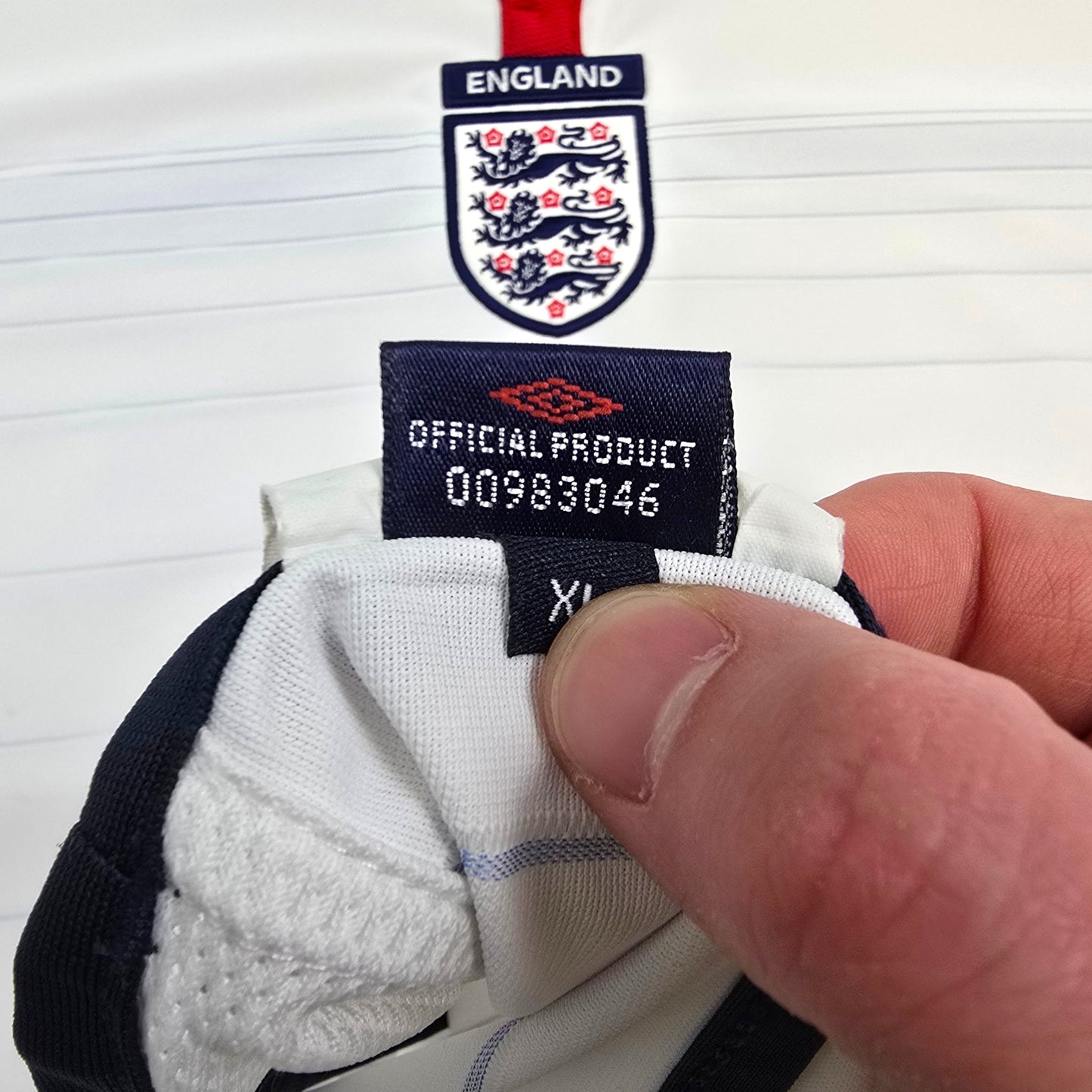 2003/05 England Home Football Shirt (XL) Umbro