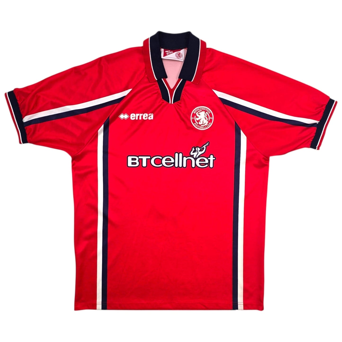 1999/00 Middlesbrough Home Football Shirt (L) Errea #8 Gascoigne