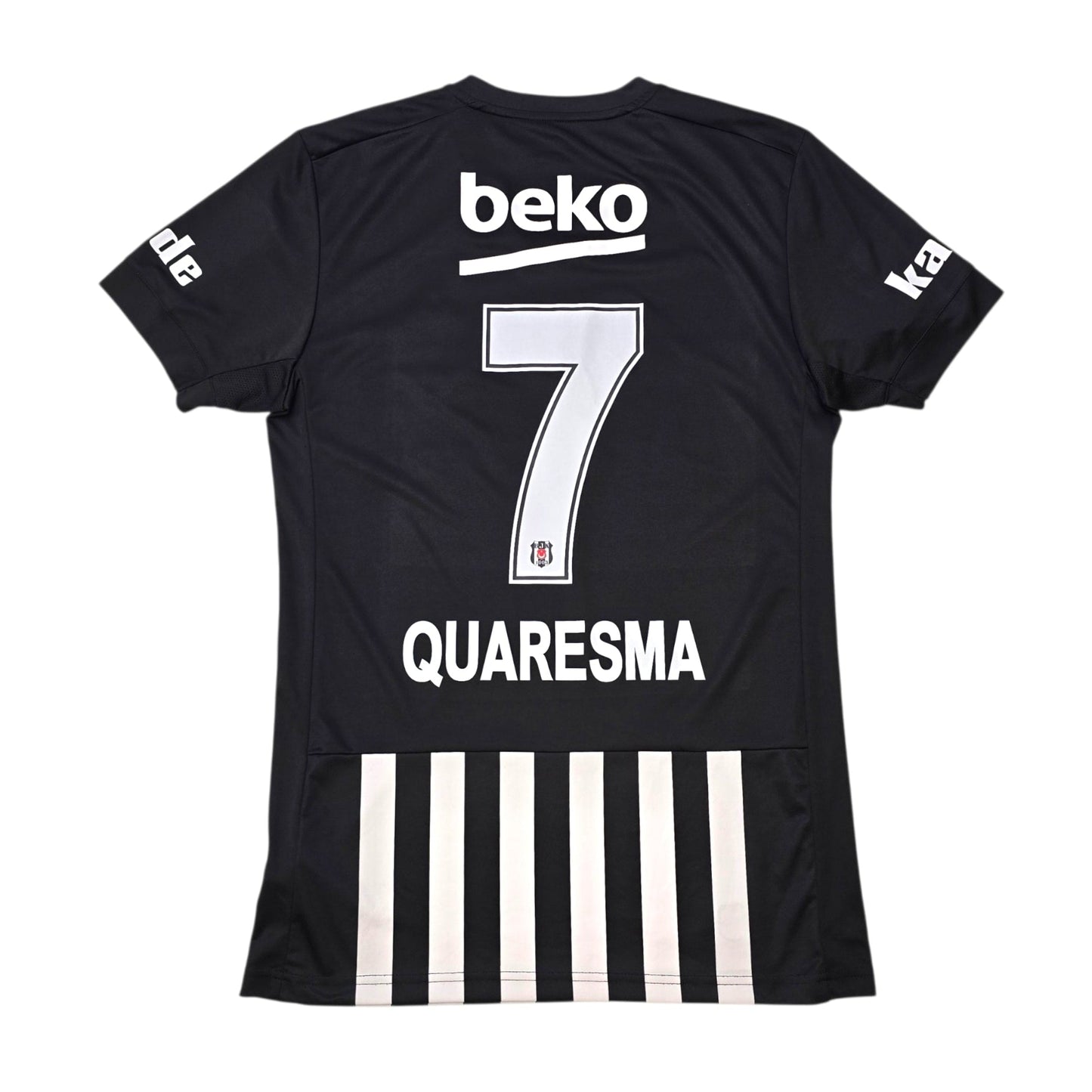 2017/18 Besiktas Away Football Shirt (M) Adidas #7 Quaresma