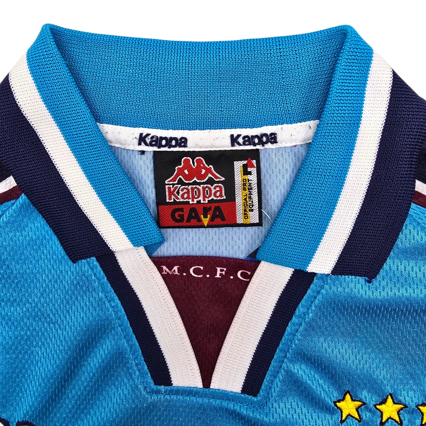 1997/99 Manchester City Home Football Shirt (L) Kappa