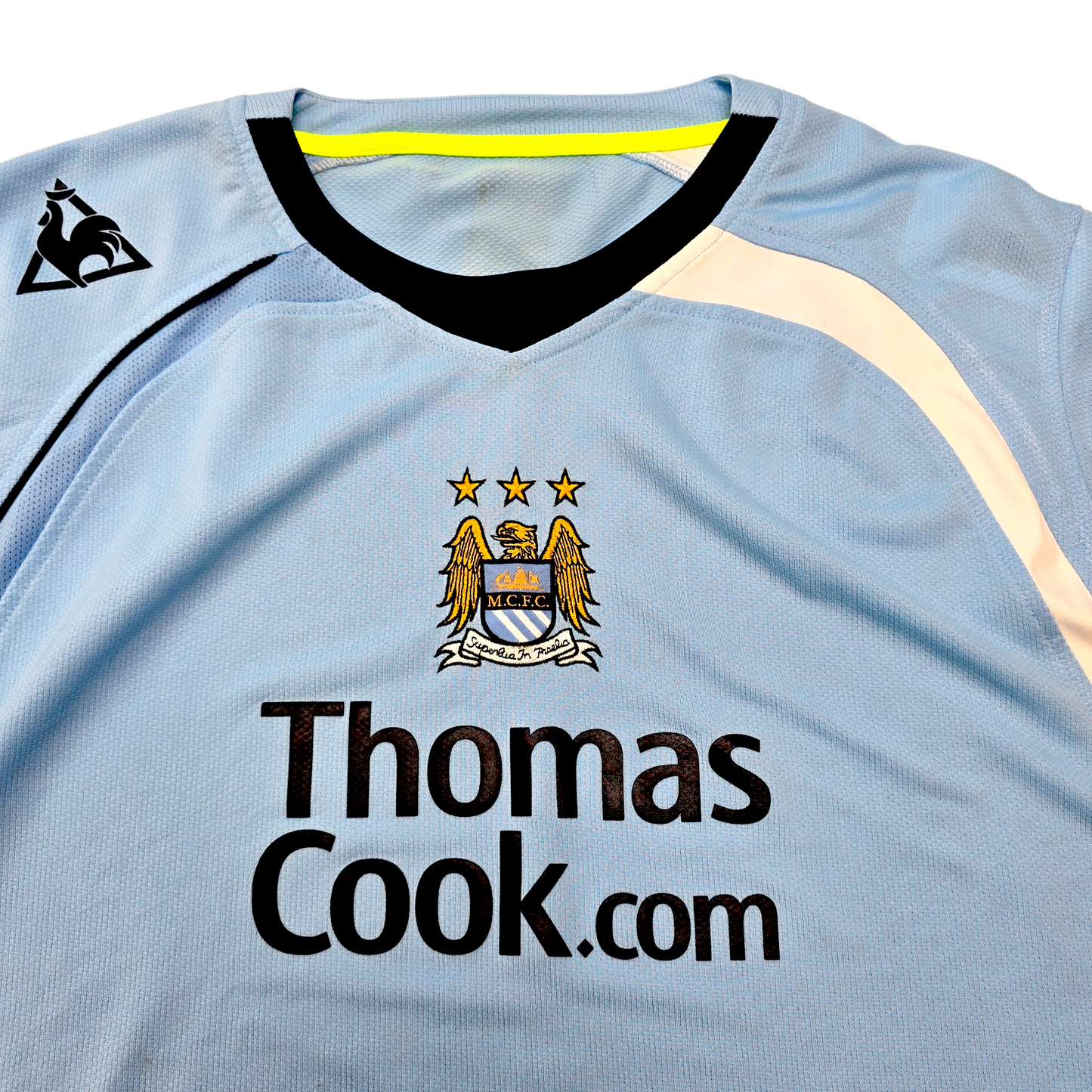 2008/09 Manchester City Home Football Shirt (2XL) Le Coq Sportif