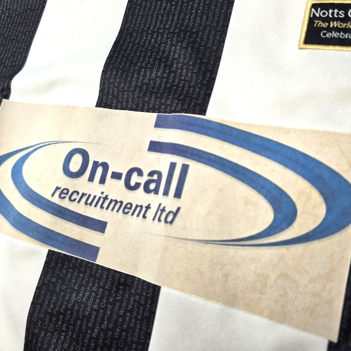 2012/13 Notts County Home Football Shirt (M) Fila #8 (150 Yr Aniversary)