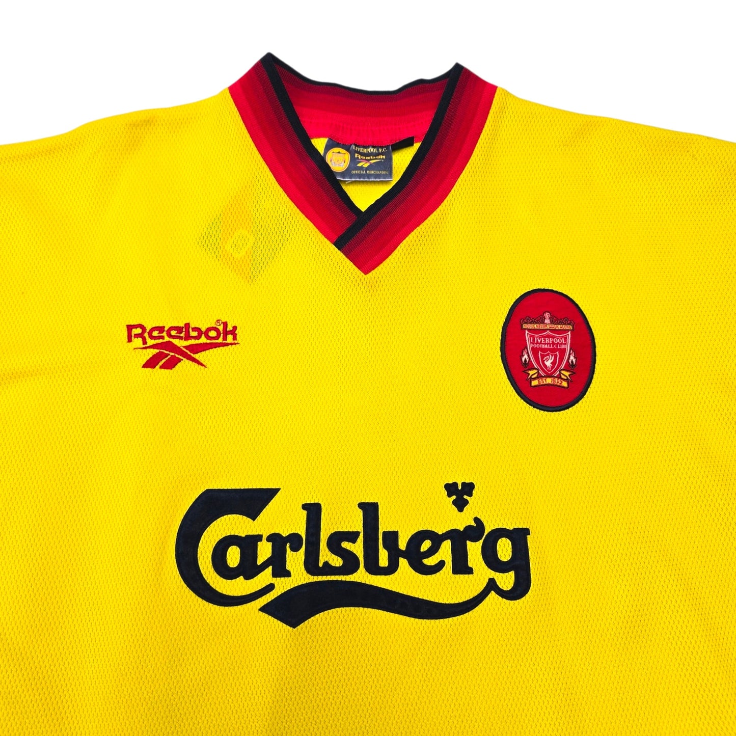 1997/99 Liverpool Away Football Shirt (L) Reebok