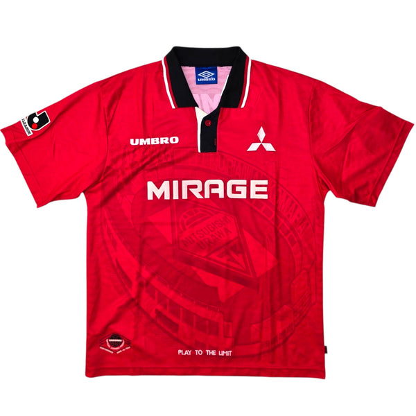 1996/98 Urawa Red Diamonds Home Football Shirt (L) Umbro