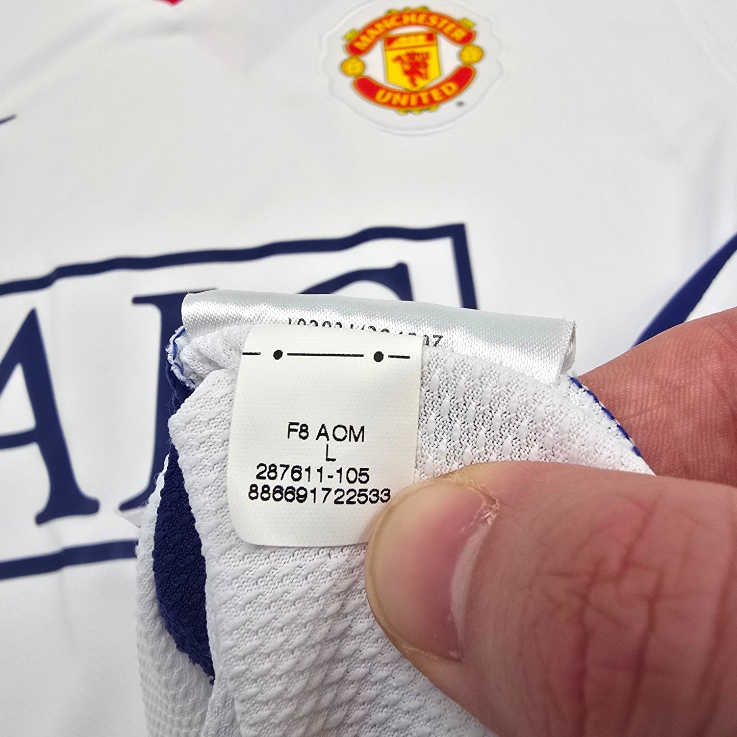 2008/09 Manchester United Away Football Shirt (L) Nike