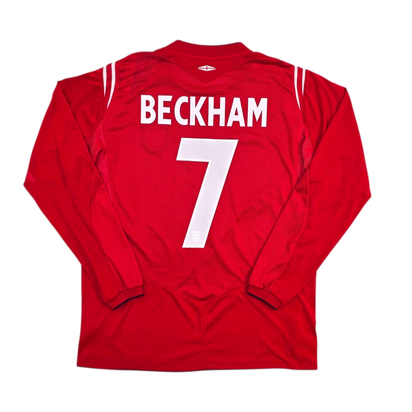2004/06 England Away Football Shirt (L) Umbro #7 Beckham