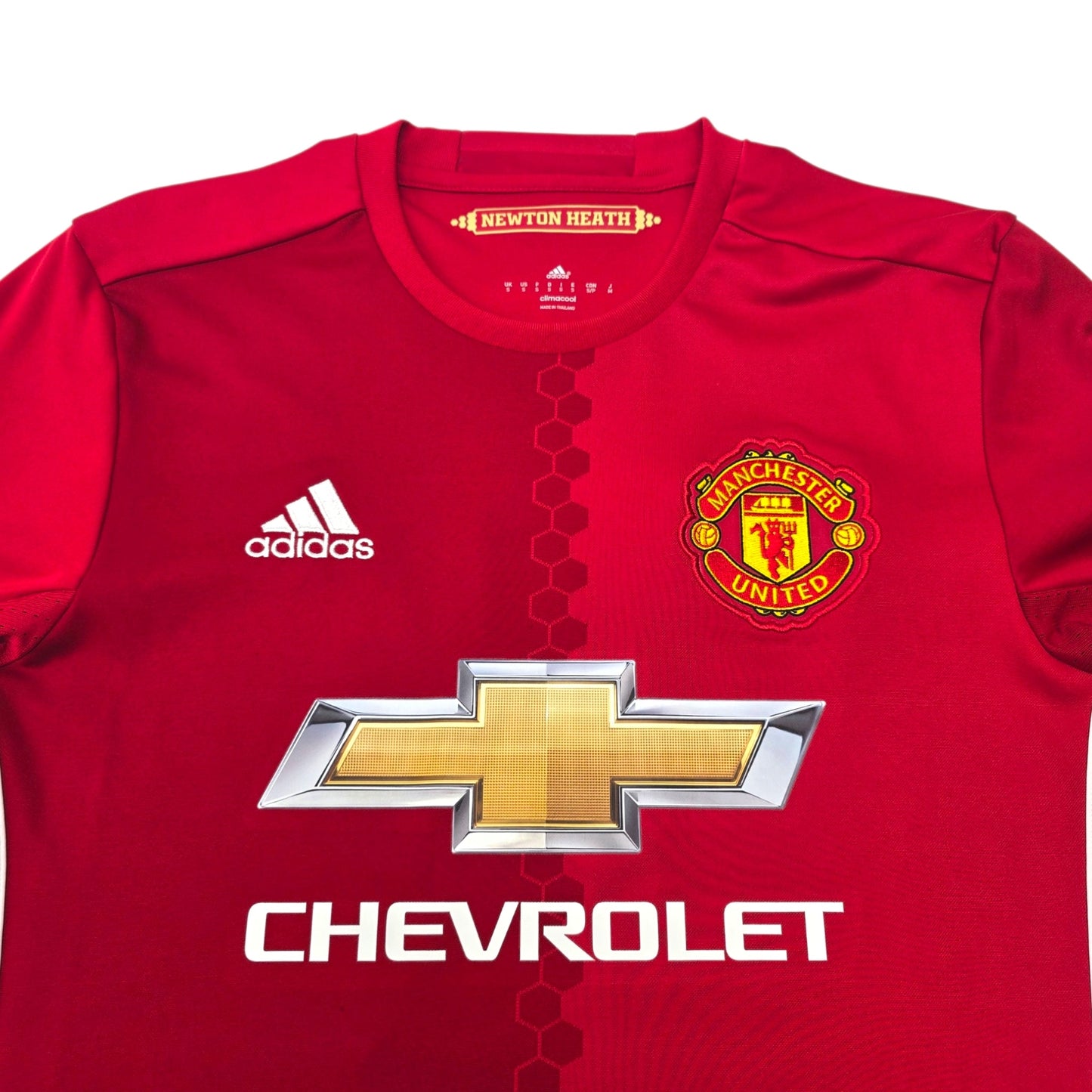 2016/17 Manchester United Home Football Shirt (S) Adidas #19 Rashford