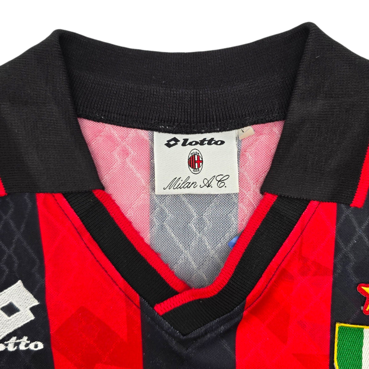 1994/95 AC Milan Home Football Shirt (2XL) Lotto