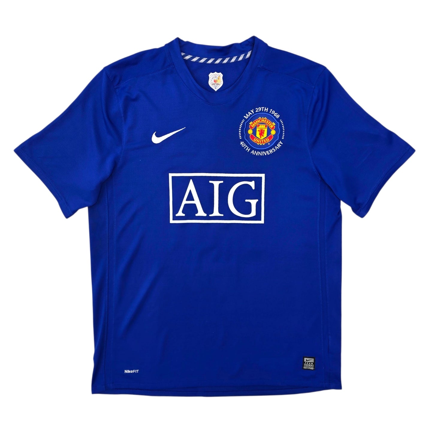 2008/09 Manchester United Third Football Shirt (L) Nike #15 Vidic
