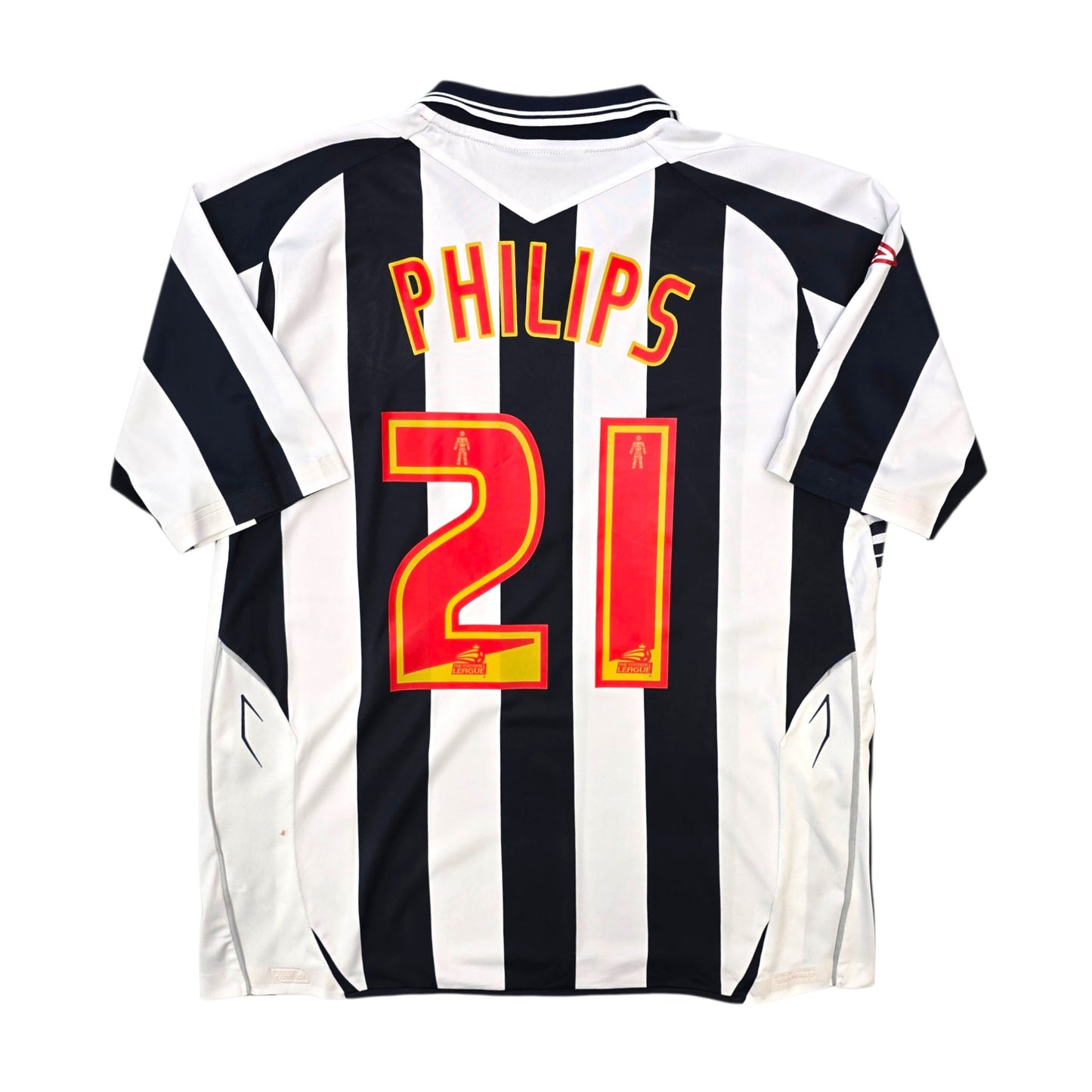 2007/08 West Bromwich Albion Home Football Shirt (L) Umbro #21 Phillips
