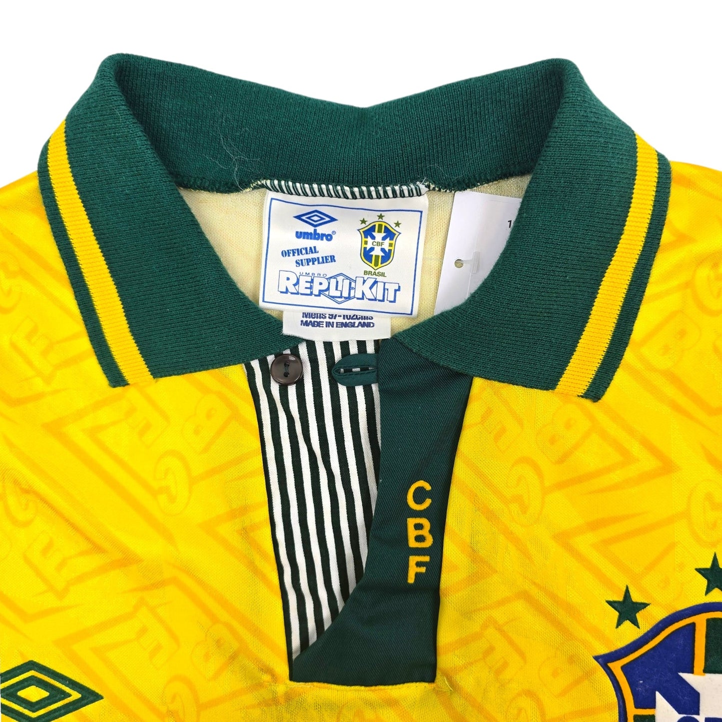 1991/93 Brazil Home Football Shirt (XL) Umbro