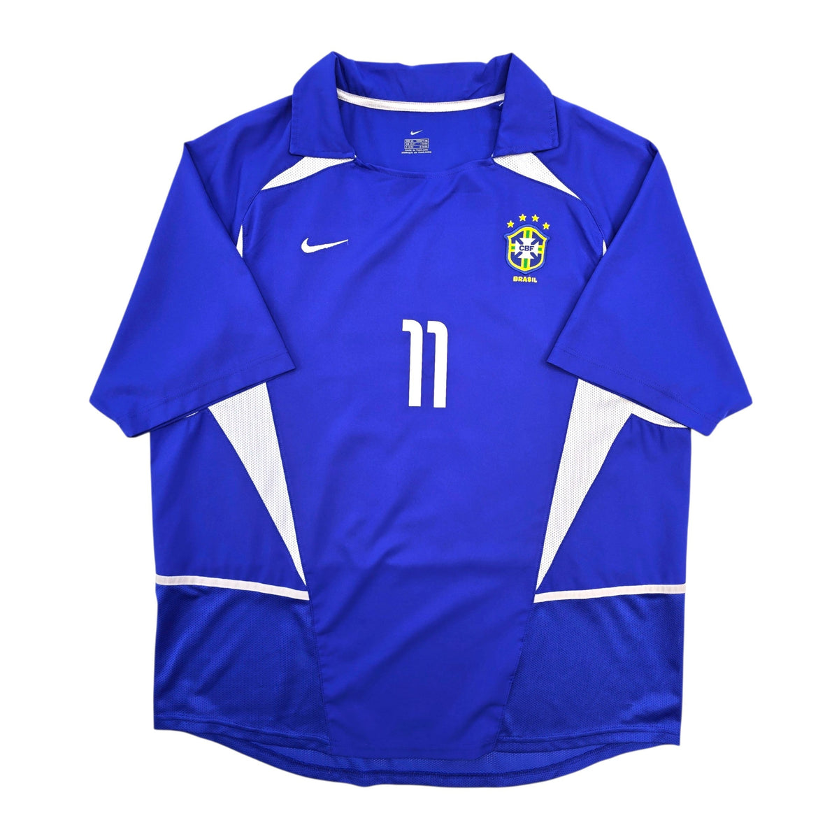 2002/04 Brazil Away Football Shirt (XL) Nike #11 Ronaldinho