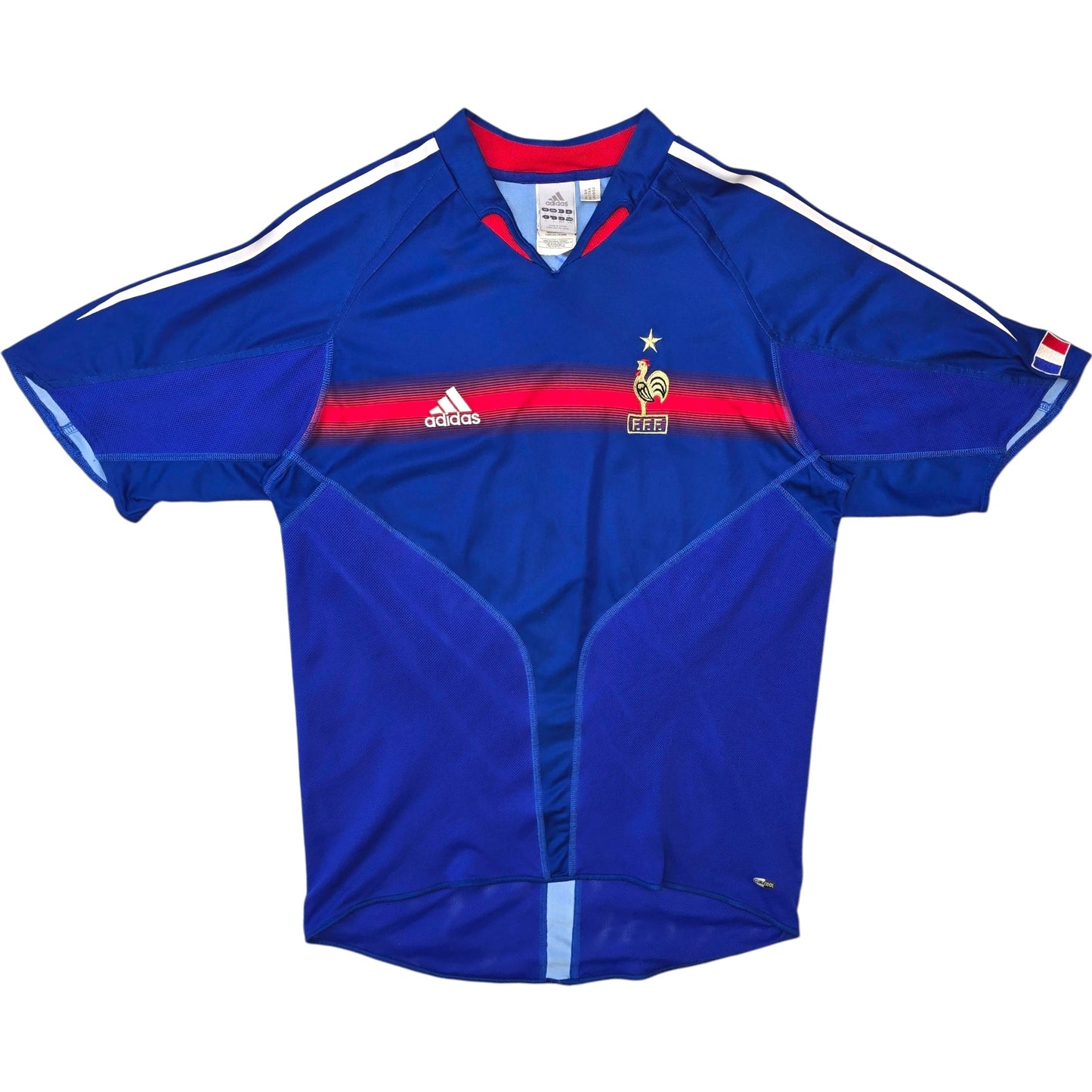 2004/06 France Home Football Shirt (L) Adidas