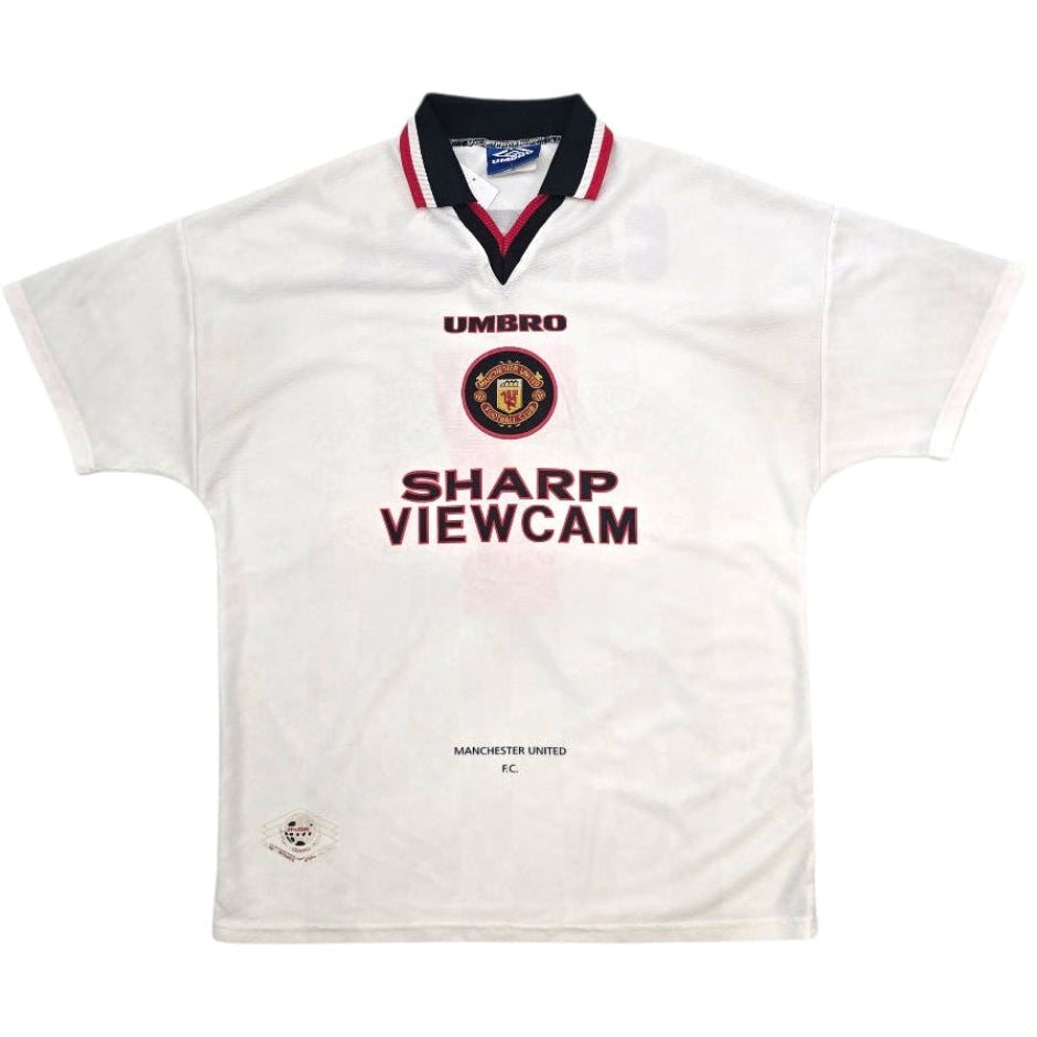 1996/97 Manchester United Away Football Shirt (L) Umbro #7 Cantona