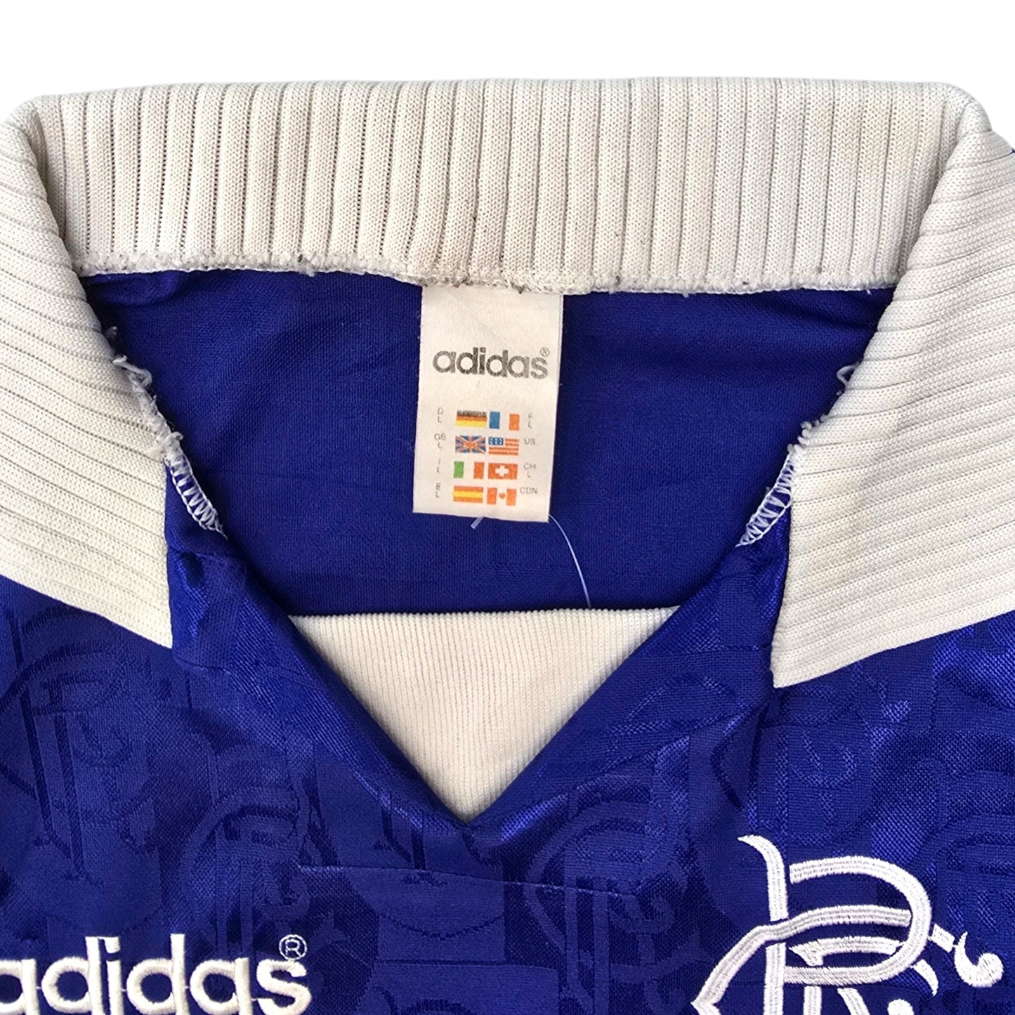 1996/97 Glasgow Rangers Home Football Shirt (L) Adidas