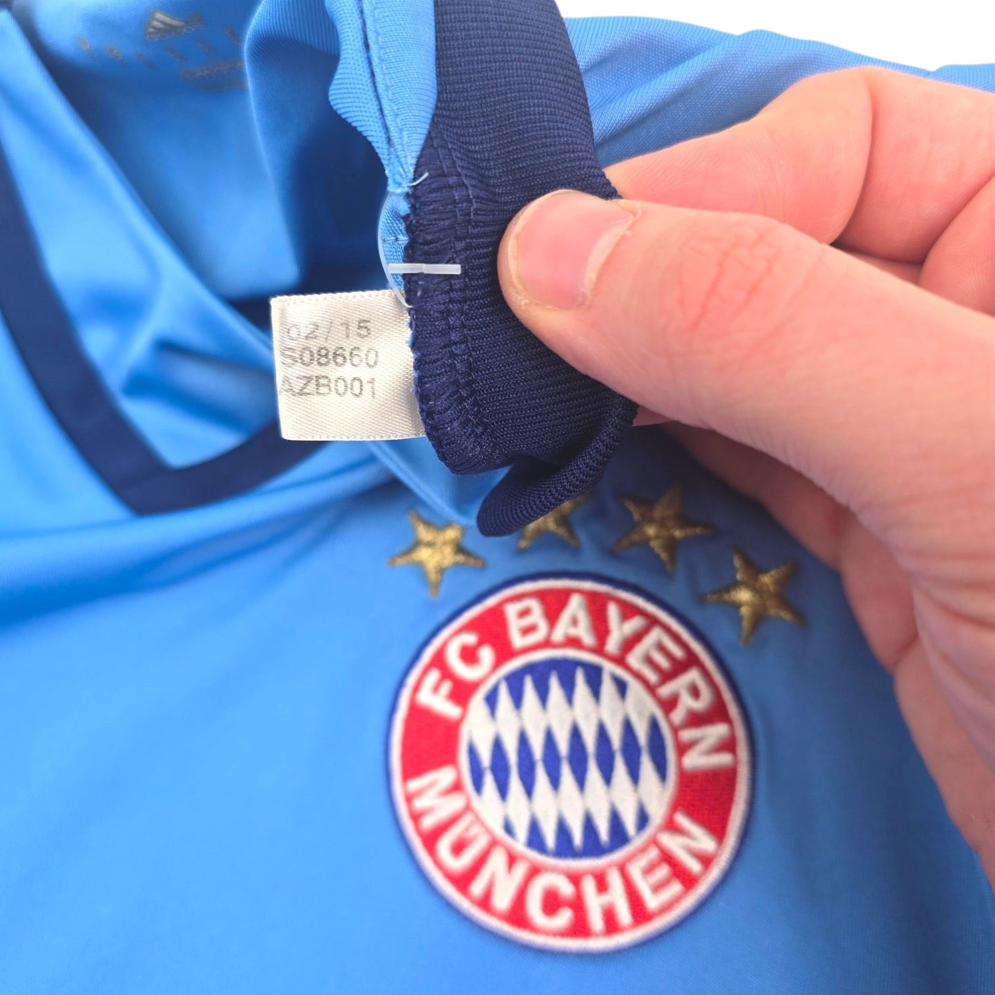 2015/16 Bayern Munich Goal Keeper Football Shirt (S) Adidas #1 Neuer
