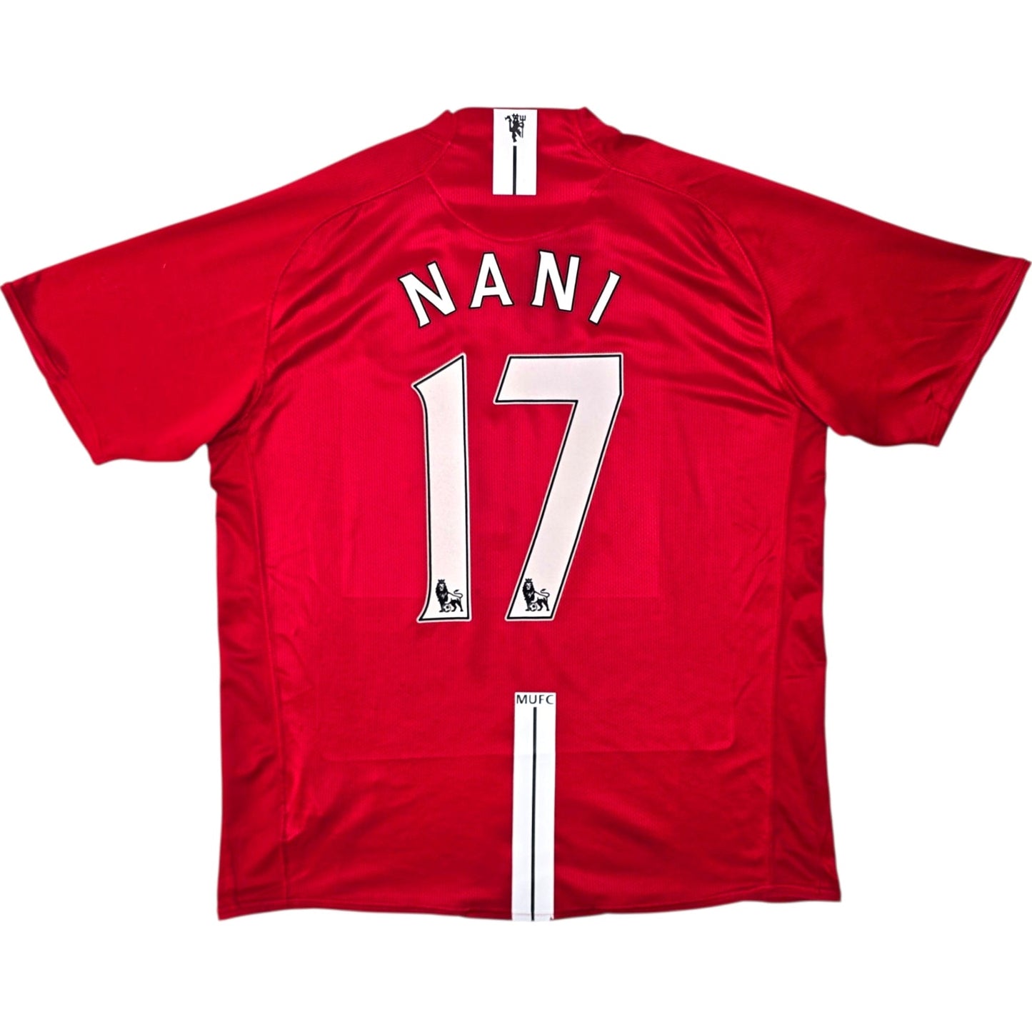 2007/09 Manchester United Home Football Shirt (XL) Nike #17 Nani