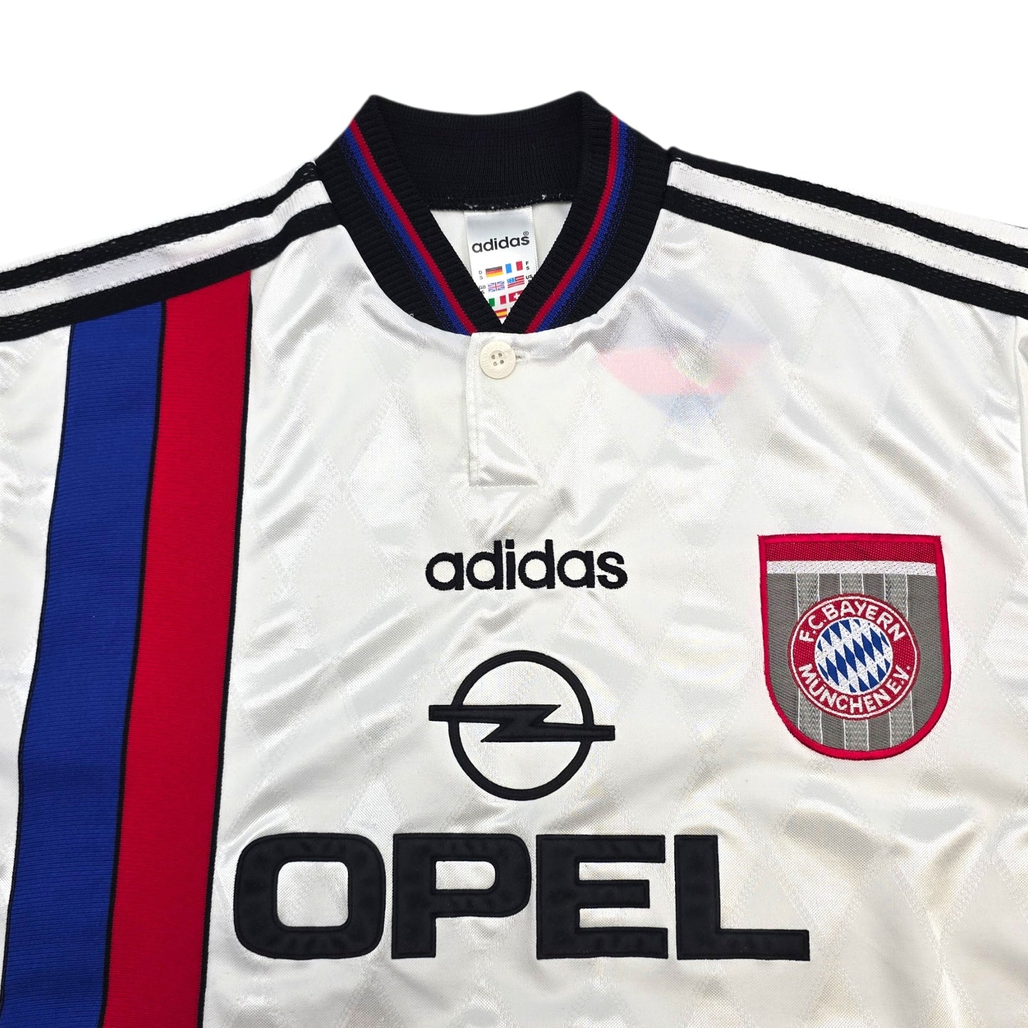 1996/98 Bayern Munich Away Football Shirt (S) Adidas