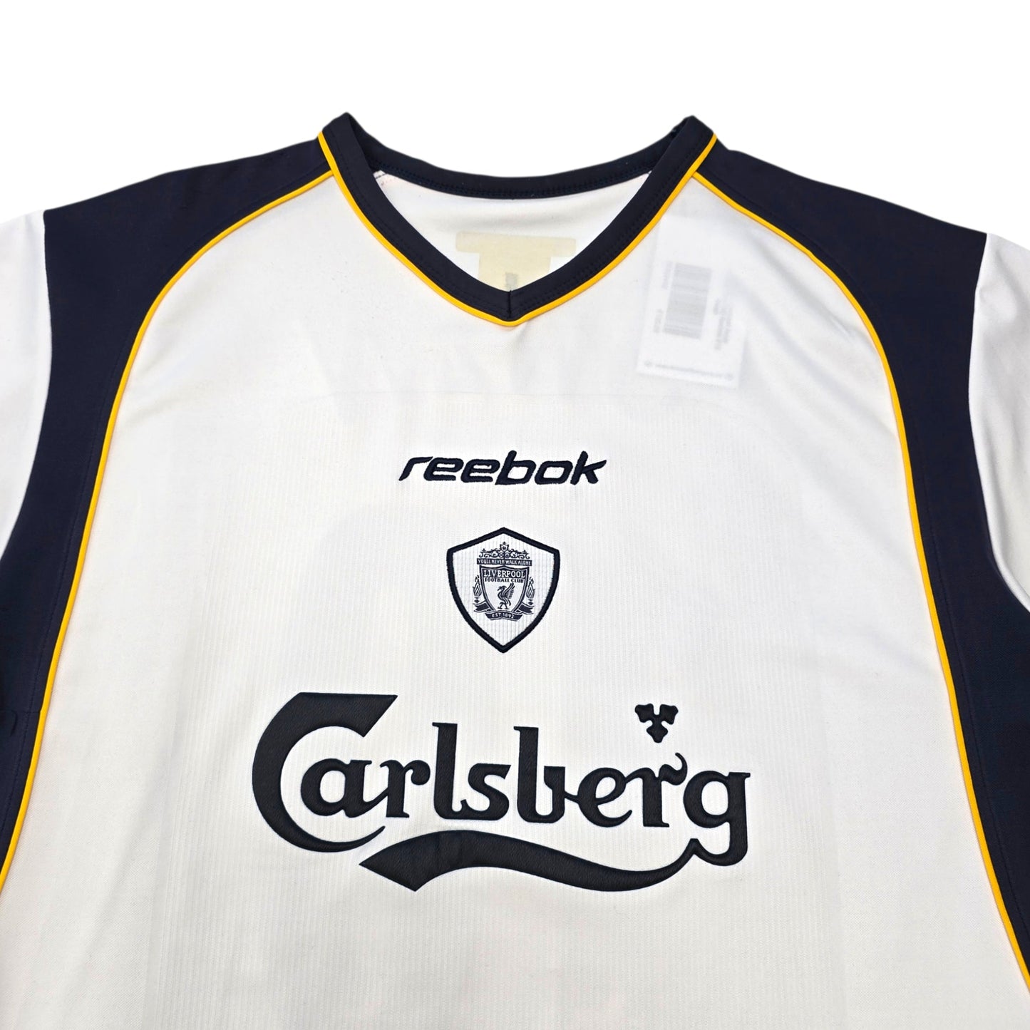 2001/03 Liverpool Away Football Shirt (M) Reebok #10 Owen