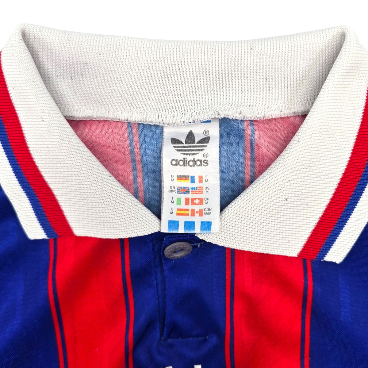 1995/97 Bayern Munich Home Football Shirt (M) Adidas #18 Klinsmann