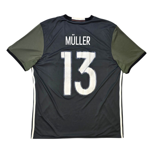 2016/17 Germany Away Football Shirt (XL) Adidas #13 Muller (Reversable)