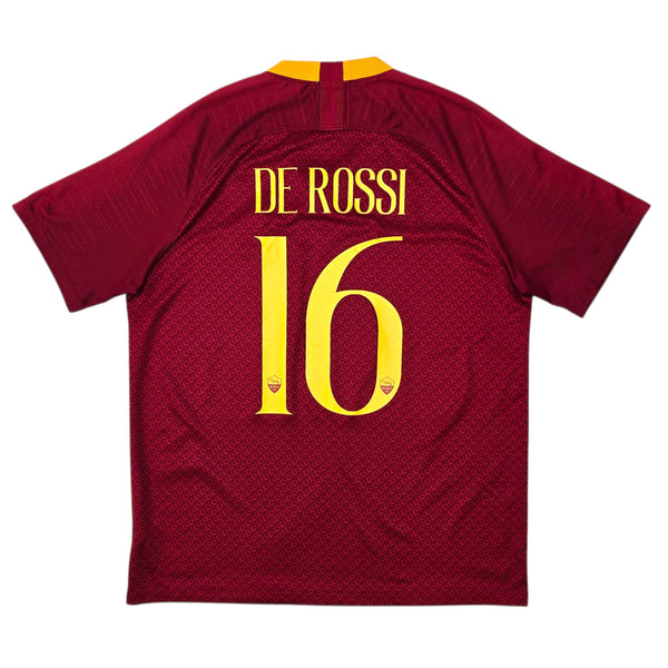 2018/19 Roma Home Football Shirt (L) Nike #16 De Rossi
