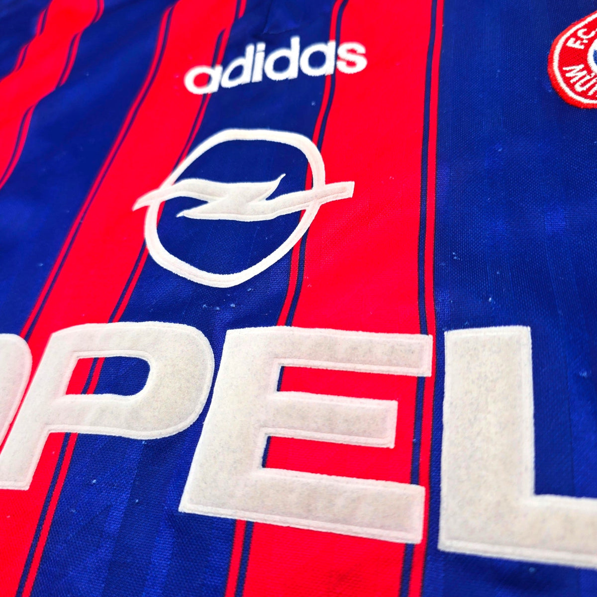 1995/97 Bayern Munich Home Football Shirt (M) Adidas #18 Klinsmann