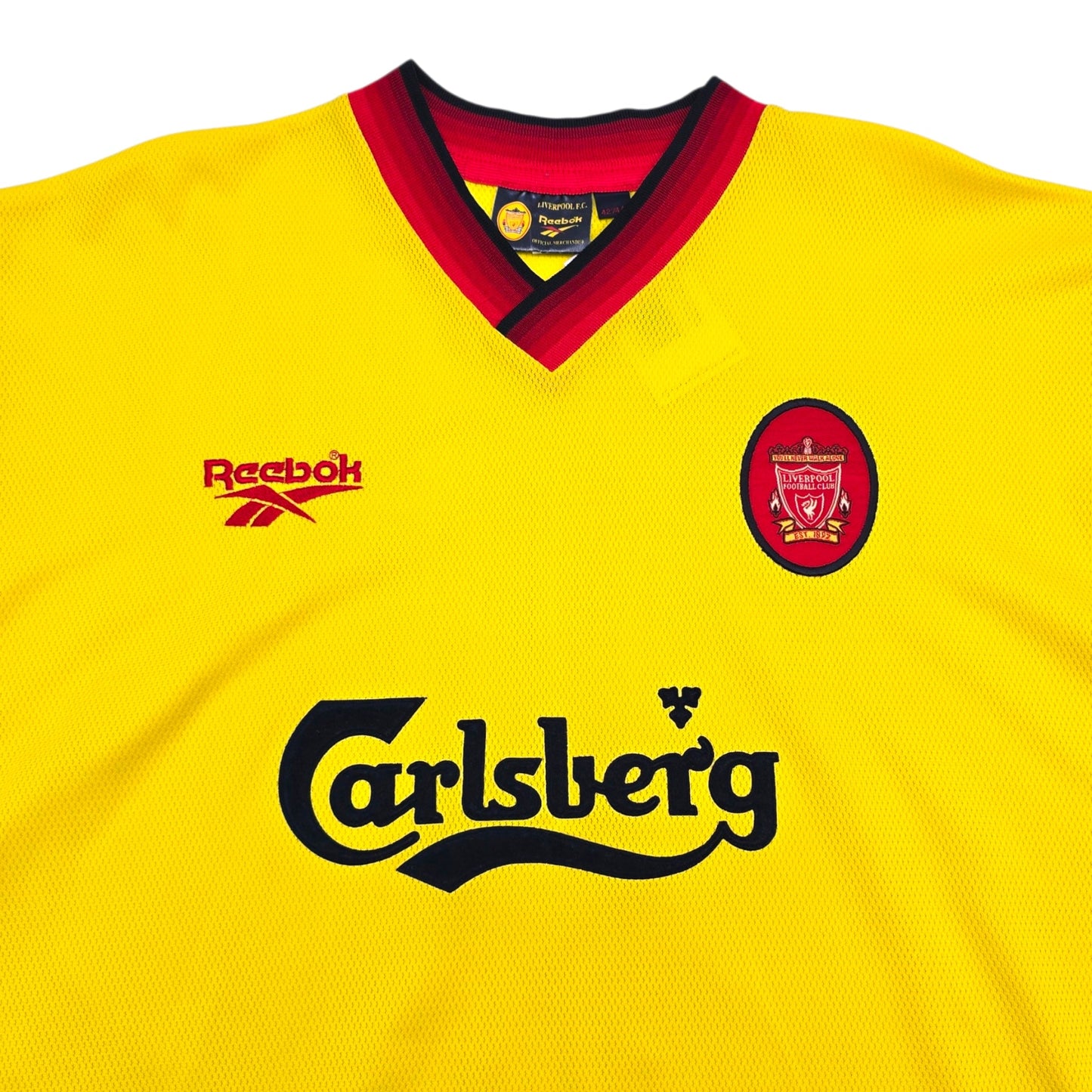 1997/99 Liverpool Away Football Shirt (L) Reebok
