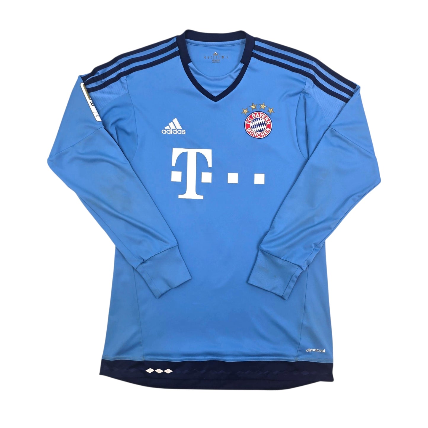 2015/16 Bayern Munich Goal Keeper Football Shirt (S) Adidas #1 Neuer