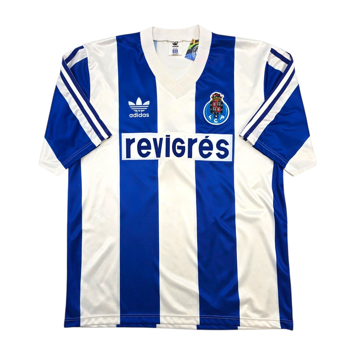 1990/92 Porto Home Football Shirt (M) Adidas