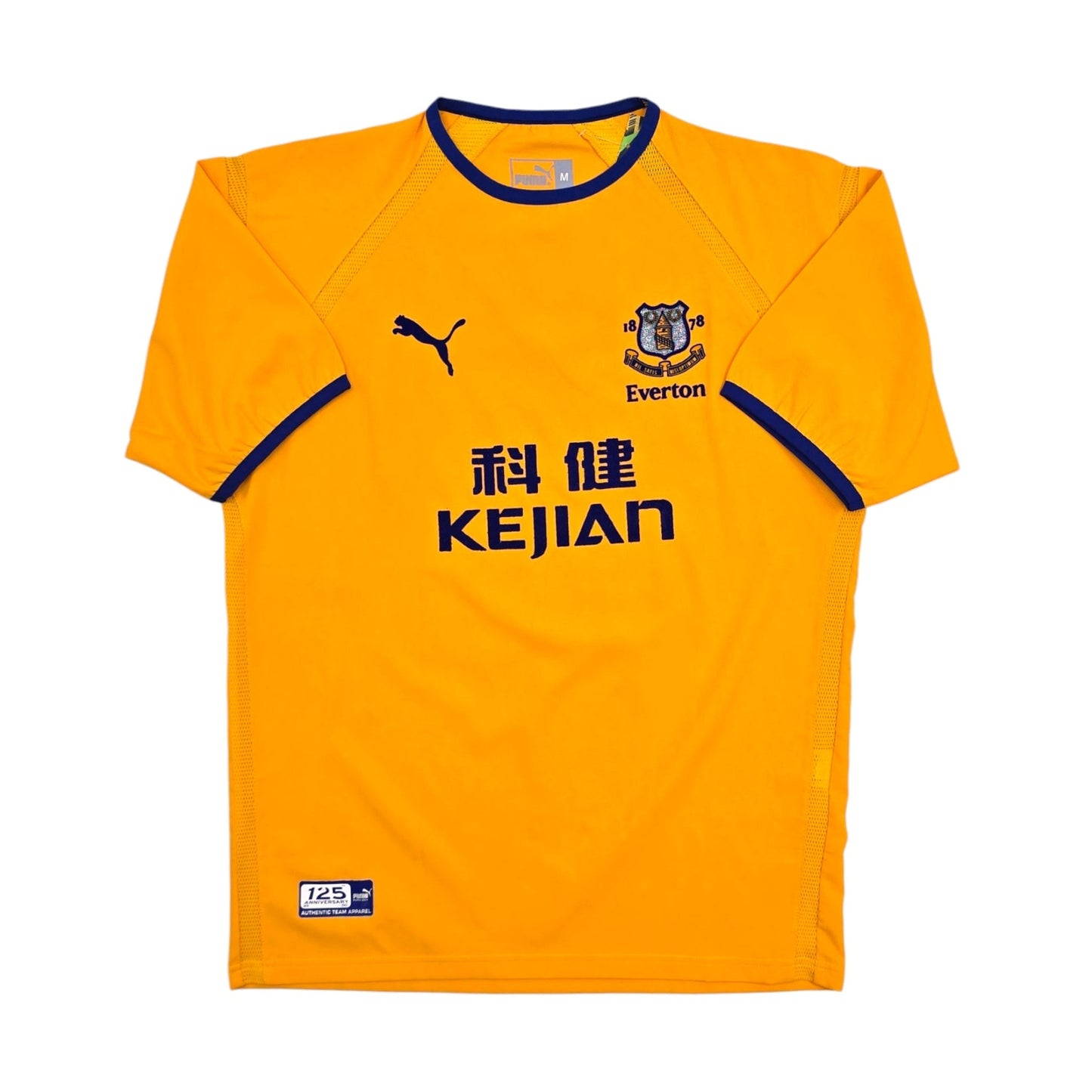2003/04 Everton Away Football Shirt (M) Puma #18 Rooney