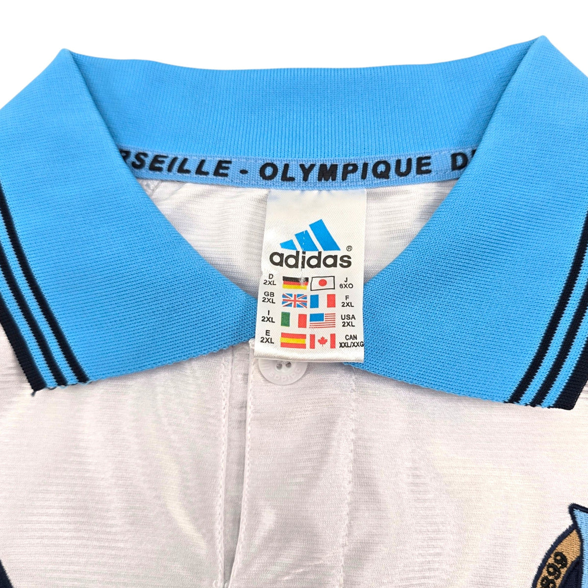 1998/99 Olympique Marseille Home Football Shirt (2XL) Adidas