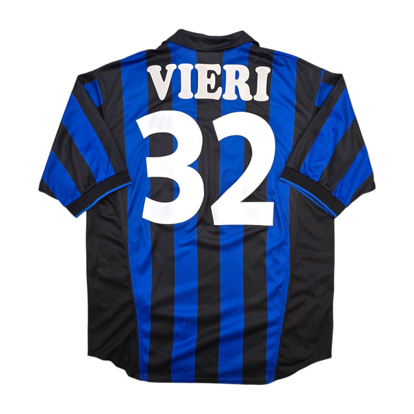 1998/99 Inter Milan Home Football Shirt (M) Nike #32 Vieri