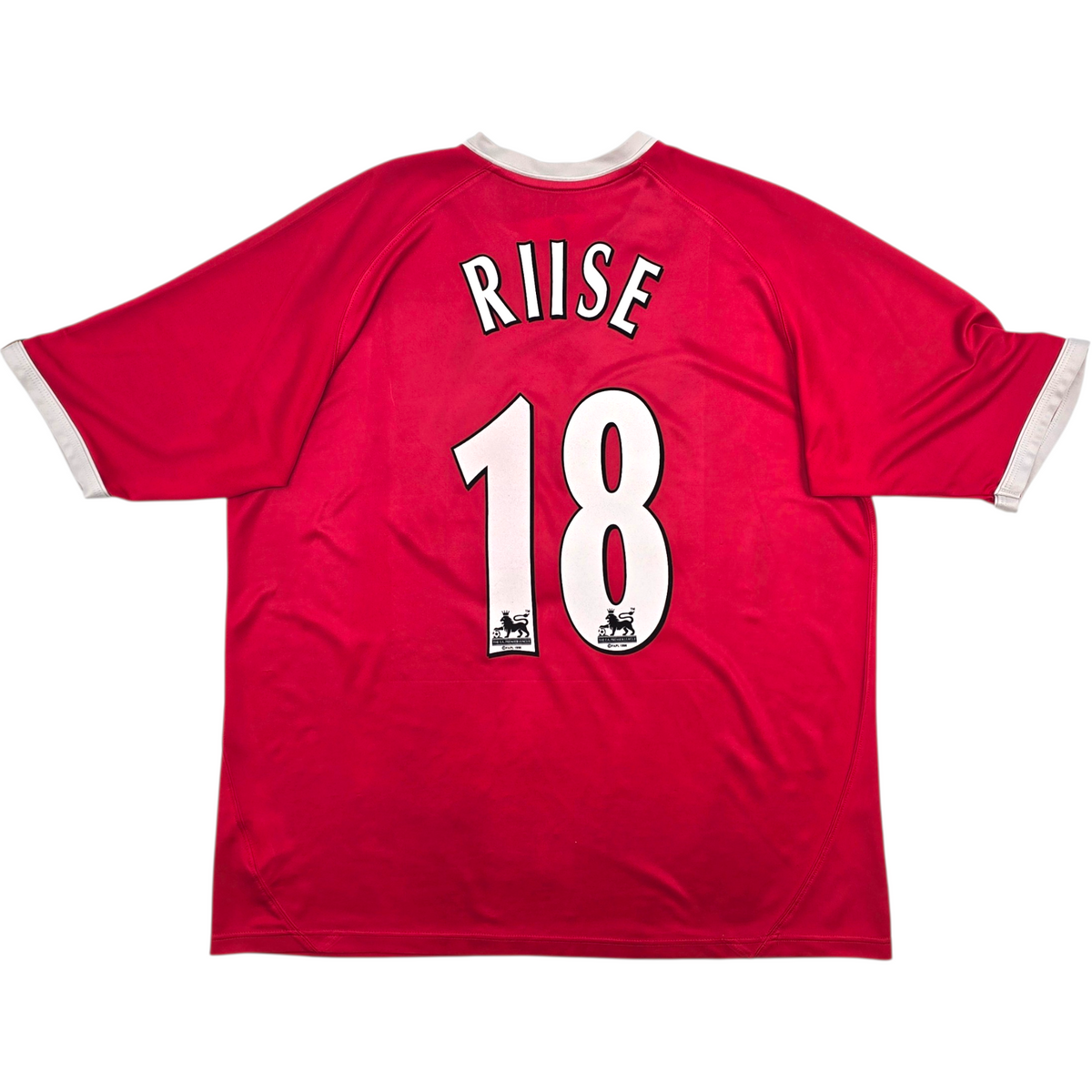 2001/03 Liverpool European Home Football Shirt (XL) Reebok #18 Riise