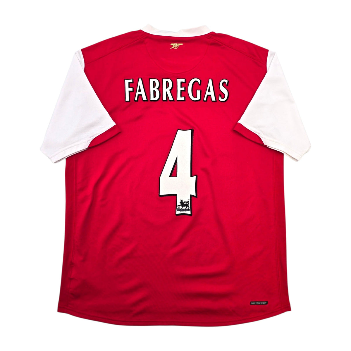 2006/08 Arsenal Home Football Shirt (L) Adidas #4 Fabregas