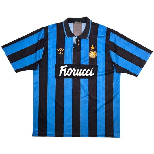 1992/94 Inter Milan Home Football Shirt (L) Umbro