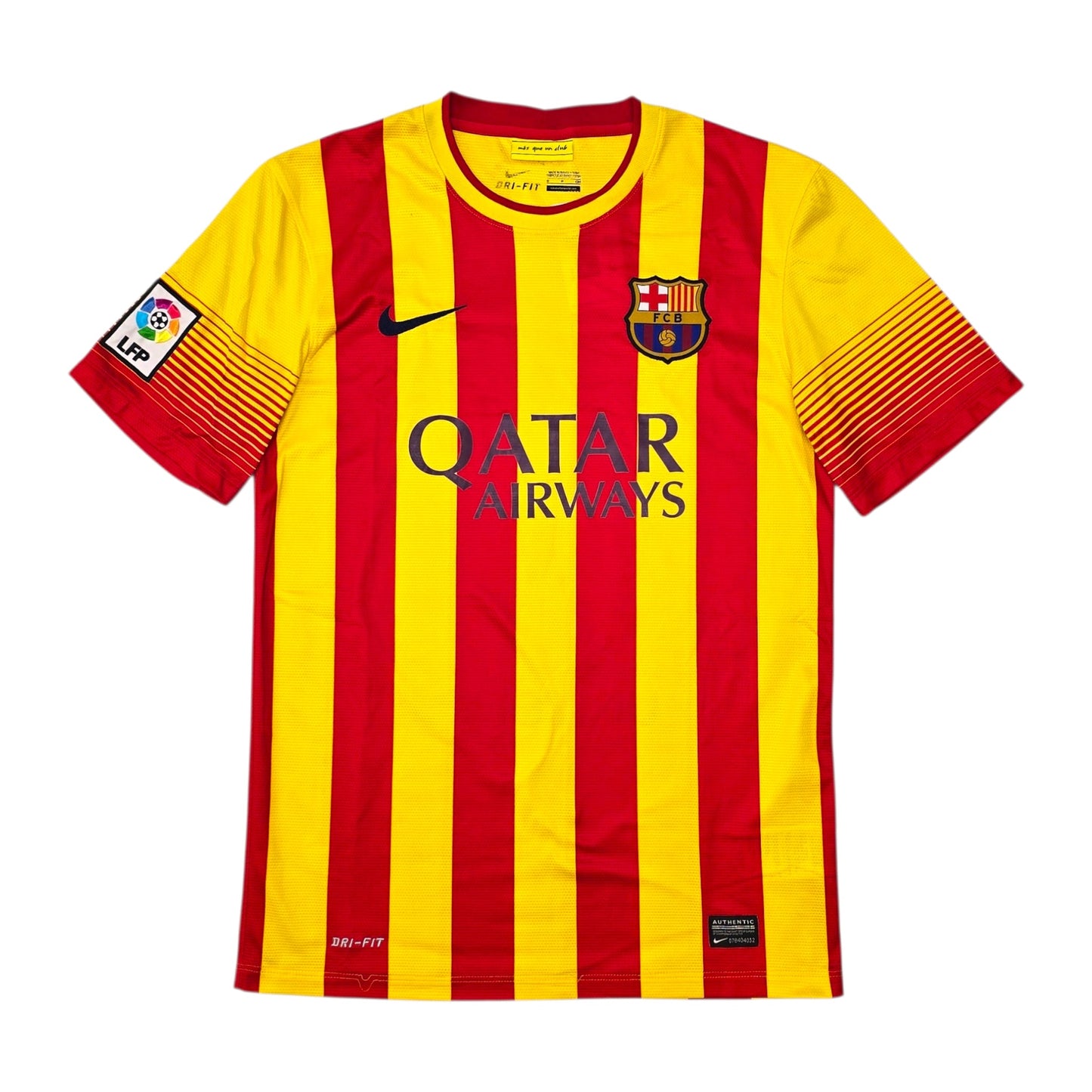2013/14 Barcelona Away Football Shirt (S) Nike #10 Messi