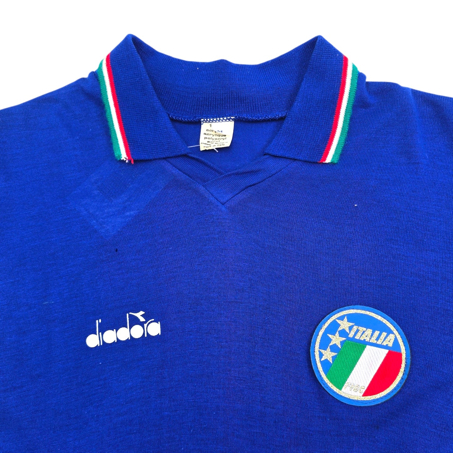 1986/88 Italy Home Football Shirt (M) Diadora