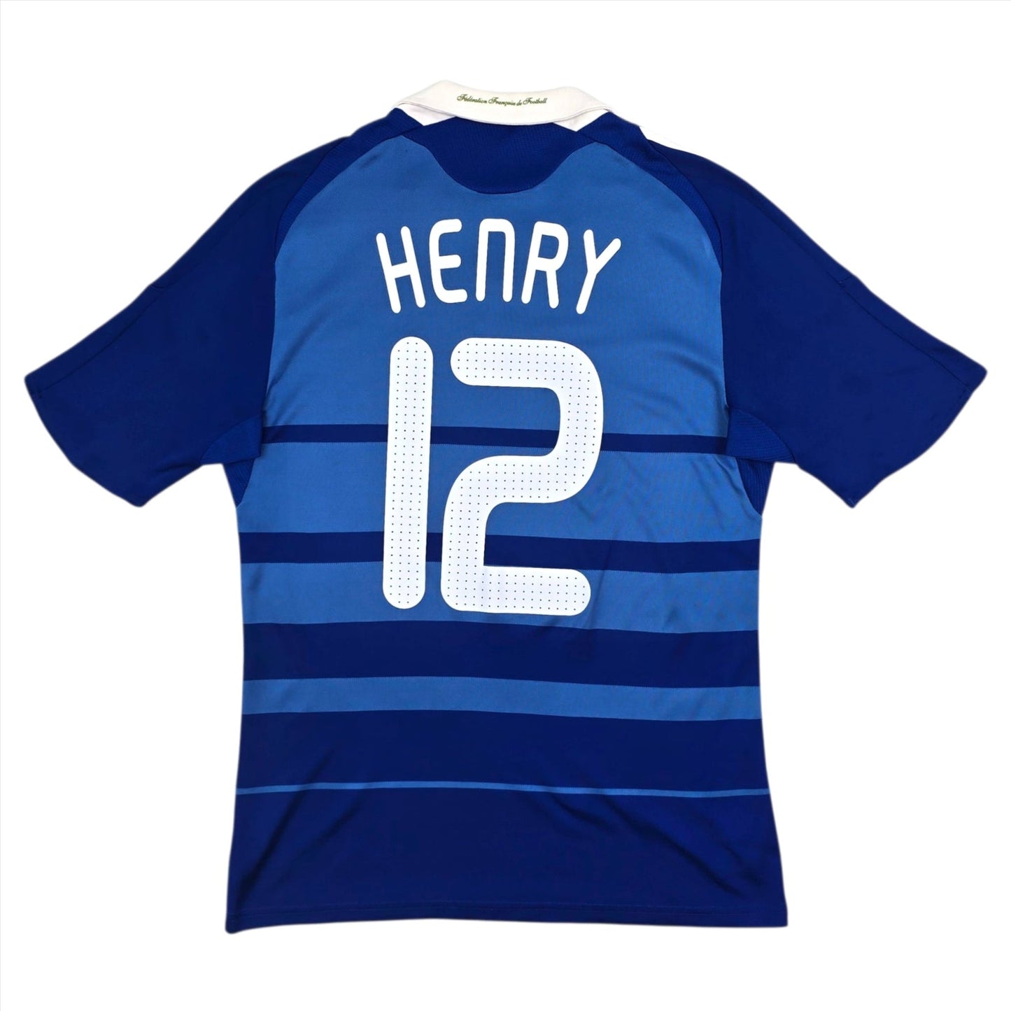 2008/09 France Home Football Shirt (M) Adidas #12 Henry