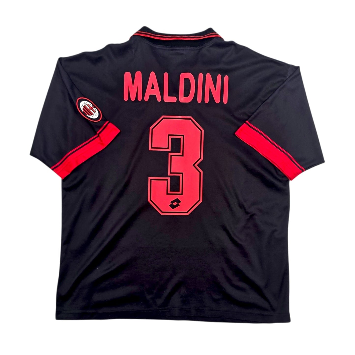 1996/97 AC Milan Third Football Shirt (L) Lotto #3 Maldini