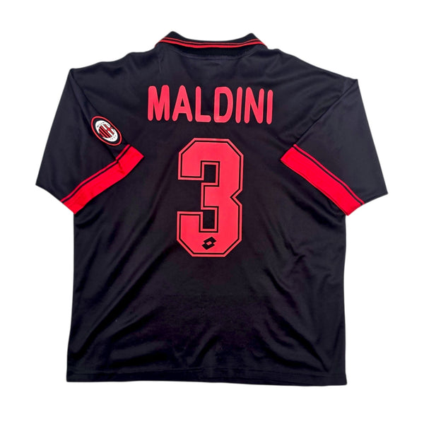 1996/97 AC Milan Third Football Shirt (L) Lotto #3 Maldini