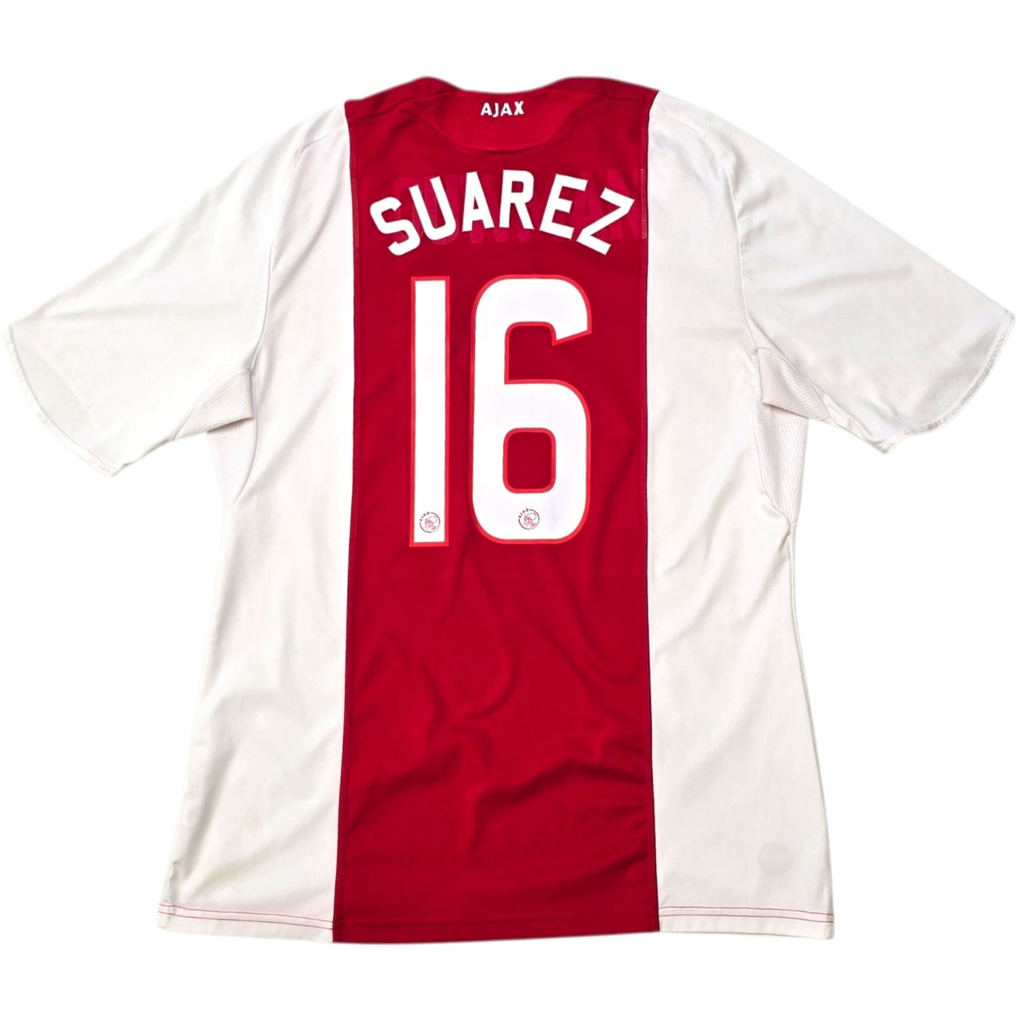 2008/09 Ajax Home Football Shirt (L) Adidas #16 Suarez