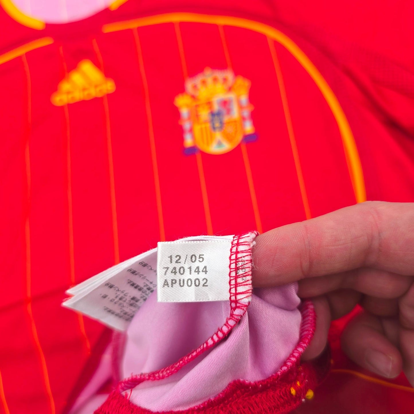 2006/08 Spain Home Football Shirt (M) Adidas #9 Torres