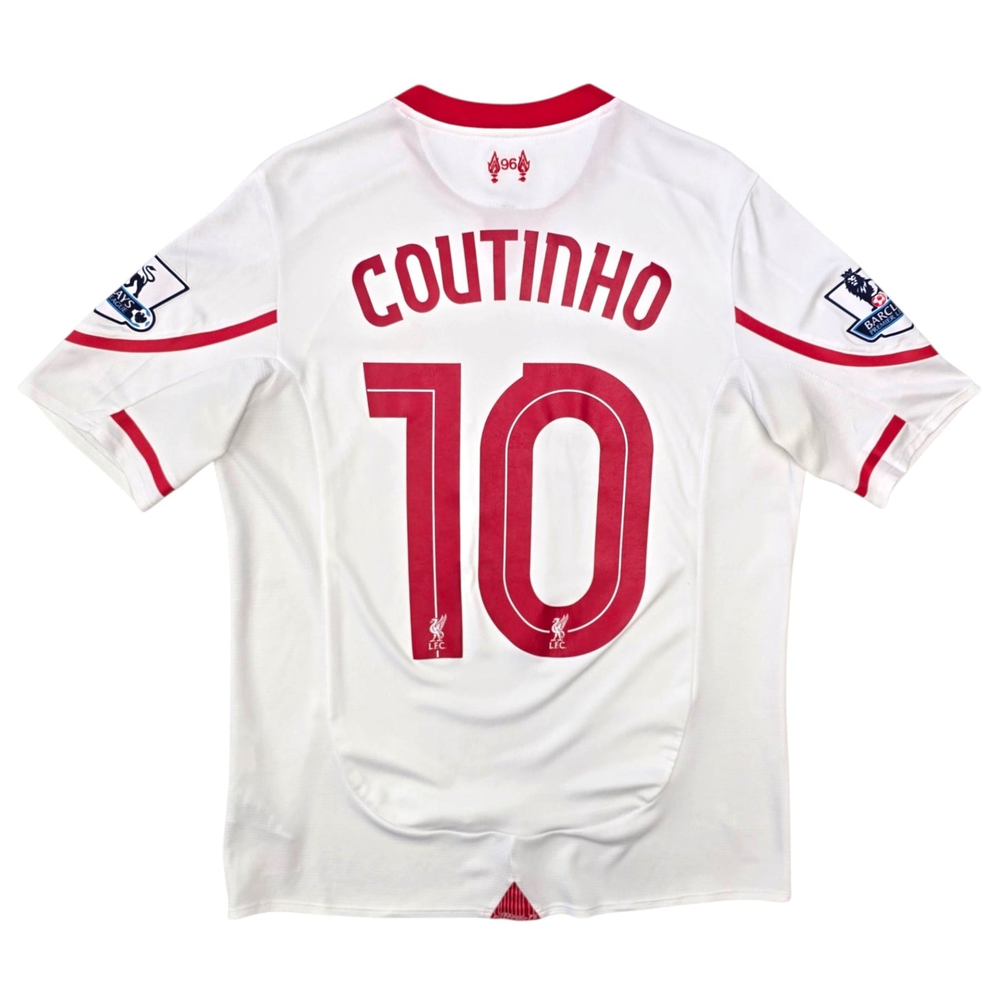 2015/16 Liverpool Away Football Shirt (S) New Balance #10 Coutinho